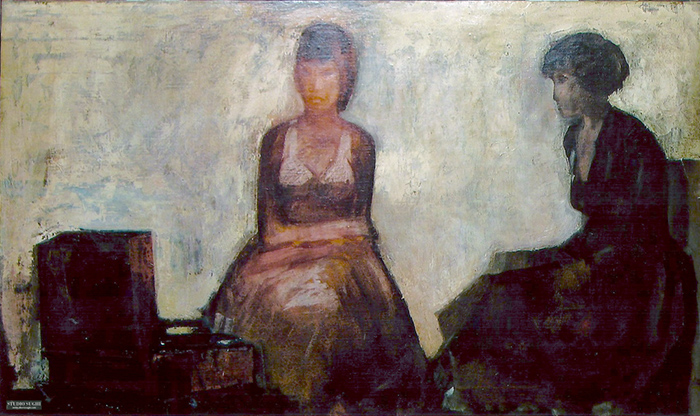 # 644, Figure col giradischi, 1958