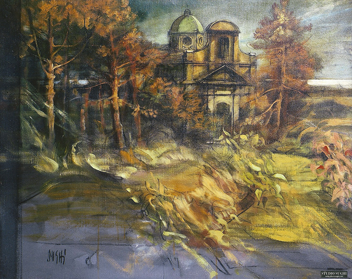 # 650, Chiesa nel paesaggio, 1967