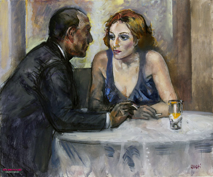 #684, La Coppia al caffe', 2000