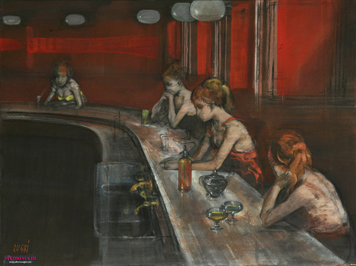#682, Ragazze al bar,1967
